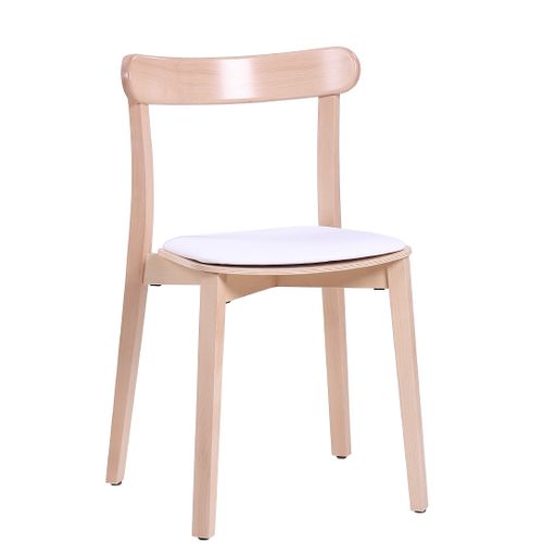 Dřevěné bistro židle LUKE P možnost stohování 